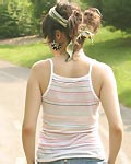 Sexy teen in rollerblades from Ariel Rebel 